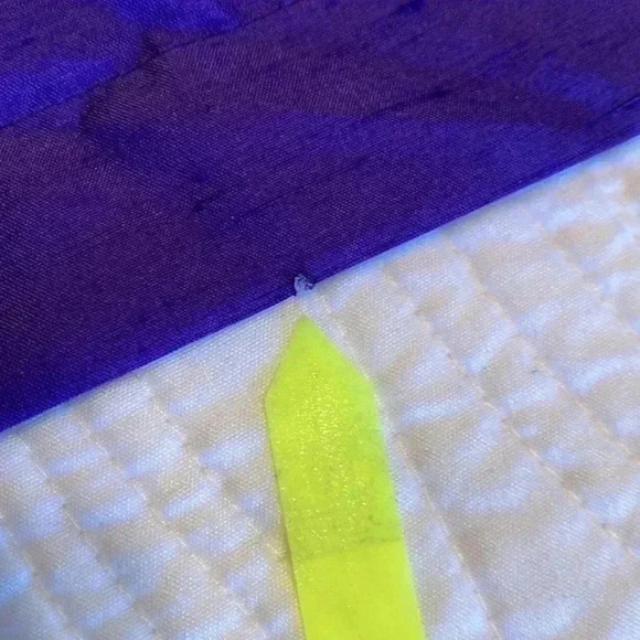 MODA International Purple 100% Silk Cocktail Strapless Dress in Size 8. - Picture 12 of 13